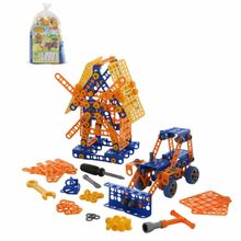 Конструктор Изобретатель - Мельница №2 + Трактор-погрузчик №1 (330 элементов) (в пакете)