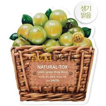 THE SAEM Маска тканевая виноград New_Natural-tox Green Grape Mask Sheet 20г