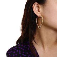 Серьги-кольца "Сердце" (арт. 80951-2)