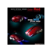 Мышь оптическая RACING 1200  Red USB