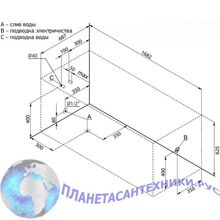 Акриловая ванна Aquanet West 170x70