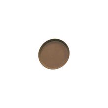 Поднос прорезин.кругл.11 27см корич.[1100cт brown]