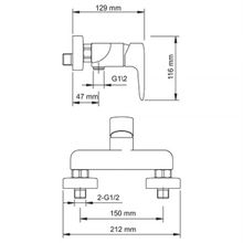 Wasserkraft Vils 5602 хром для душа