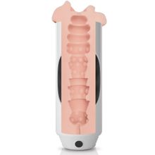 Pipedream Мастурбатор-вагина Mega Grip Vibrating Stroker Pussy (светло-серый)