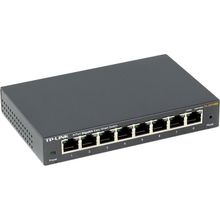 Коммутатор  TP-LINK   TL-SG108E   8-Port Gigabit Smart  Switch  (8UTP  10 100 1000Mbps)