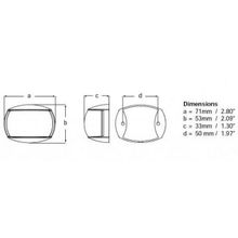 Hella Marine Навигационный огонь красный Hella Marine NaviLED 2 NM BSH 2LT 980 520-061 бортовой 8 - 28 В для судов до 12 м кабель 1,2 метра