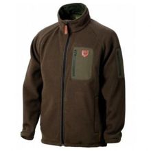 Флисовая куртка JahtiJakt Riekko fleece brown.  Теплый и толстый флис.