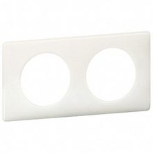 Рамка 2 поста CELIANE, белый глянец |  код. 066632 |  Legrand