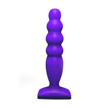 Lola toys Фиолетовый анальный стимулятор Large Bubble Plug - 14,5 см. (фиолетовый)