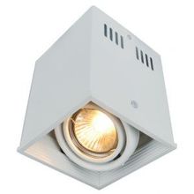 Накладной светильник поворотный CARDANI белый GU10 1*50W 220V арт.A5942PL-1WH