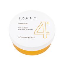 Паста сахарная для шугаринга №4+ Нормальная Saona Cosmetics Expert Line Normal&Fast 200г