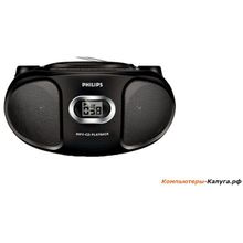 Аудиомагнитола Philips AZ-302 12 магнитола c CD с аналоговым радио, FM, поддержка CD-R, CD-RW, проигрывание MP3, стереозвук, дисплей