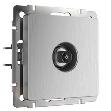 Werkel ТВ-розетка оконечная Werkel cеребряный рифленый W1183009 4690389159909 ID - 483346