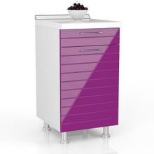 Любимый Дом Кухня Анастасия тип 3 Ежевика 719.834 Стол 45 см. ID - 287094