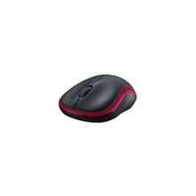 Logitech m185 (910-002240) беспроводная usb темно красный