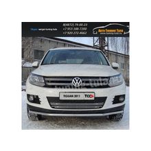 Накладки на решетку бампера d12 VW TIGUAN Sport-Style (Trend-Fun) 2011+ арт.669
