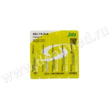 Бор алмазный 801 014 FG, синий, 5 шт. Форма: шар., Швейцария