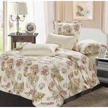 Постельное белье сатин евро СайлиД В156-3