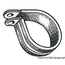 Osculati Rubber-coated SS hose clamp 8 mm, 18.024.08