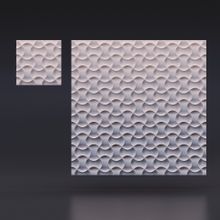 Стеновая гипсовая 3D панель – Множественные пересечения, 500х500mm