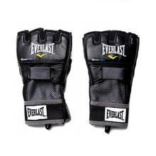 Перчатки снарядные Everlast Evergel Weight Lifting 4356BМ черные серые