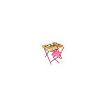 Набор мебели Дэми №3 Винни-Пух стол, стул, розовый