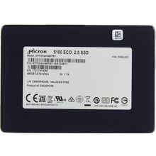 Накопитель SSD 480 Gb SATA 6Gb   s Micron 5100 ECO    MTFDDAK480TBY    2.5" 3D TLC