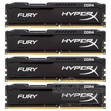 Kingston DDR4 DIMM 16GB Kit 4x4Gb HX421C14FBK4 16