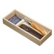 Opinel Нож складной slim №10 олива в наборе с чехлом арт. 001090