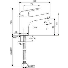 Смеситель для умывальника VIDIMA FINE BA385AA