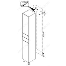 Triton Пенал для ванной Кристи 30 L