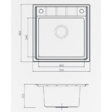 Мойка Seaman Eco Roma SMR-5050A.0 без отверстий под смеситель