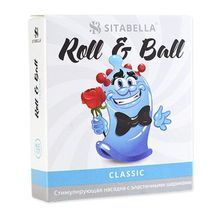 стимулирующий презерватив-насадка Roll   Ball Classic прозрачный
