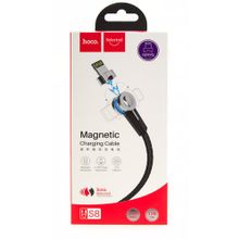 USB-кабель HOCO S8 MAGNETIC, 1,2м для iPhone 5 6 магнитный черный