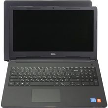 Ноутбук dell inspiron 3552 celeron n3060 4gb 500gb dvd-rw intel hd graphics 15.6" hd (1366x768) ubuntu black wifi bt cam 2700mah (3552-0507) dell