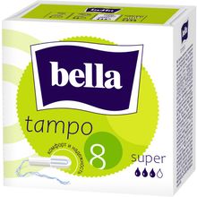 Bella Tampo Super 8 тампонов в пачке