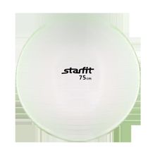 STARFIT Мяч гимнастический GB-105 75 см, прозрачный, зеленый