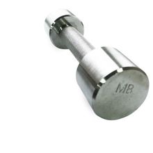Гантель хромированная MB Barbell 2.5 кг, 25 мм