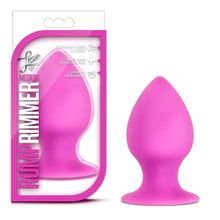 Blush Novelties Розовая анальная пробка Luxe Rump Rimmer Medium - 9,5 см.