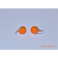 Сережки"апельсинчики"