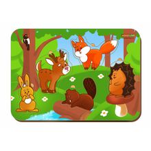 Рамка-вкладыш WOODLANDTOYS Лесные животные