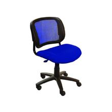 Бюрократ (BURO) Кресло офисное CH-297 спинка синяя сетка, сиденье синее 15-10