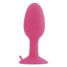 ToyFa Розовая анальная втулка POPO Pleasure со стальным шариком внутри - 7 см.