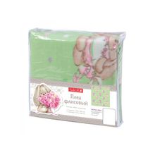 Мона Лиза флисовый 150х200 Зайка на полянке