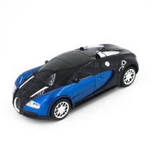 Радиоуправляемый трансформер робот зверь Bugatti Veyron Blue 1:14 - MZ-2801P-B