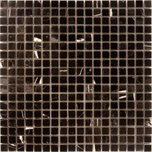 Мозаика Карамелле Pietrine Nero Oriente чип 15х15х7 30,5х30,5