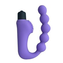 Вибромассажер анальный фиолетовый 10,5 см