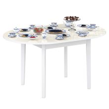 Дубодел Стол Глэсси 1 Р, цвет RAL9003 стекло слоновая кость ID - 288326