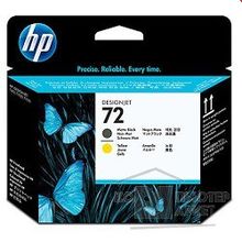 Hp C9384A Печатающая головка 72, Matte Black & Yellow