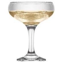 Шампанское-блюдце «Бистро»; стекло; 260мл; D=95 63,H=132мм; прозрачный 44136 b